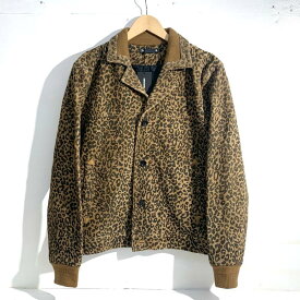 【中古】【メンズ】MINEDENIM マインデニム 21SS Leopard Suede Leather 4B JKT レオパードスエードレザージャケット レオパード 2102-8002-67-032 ブラウン 3