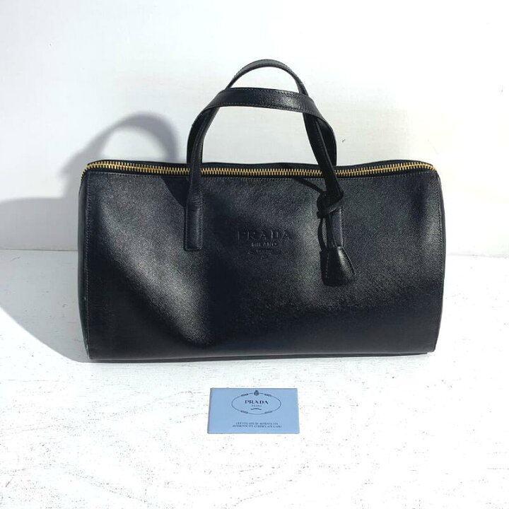 楽天市場】【中古】【ユニセックス】PRADA プラダ OLD Saffiano Boston 