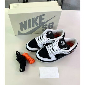 【中古】NIKE ナイキ SB DUNK LOW PRO QS TIGHTBOOTH PRODUCTION メンズ WHITEBLACK FD2629-100 27cm