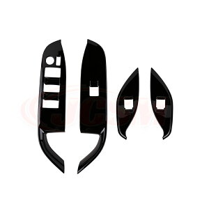 【P10倍★3/21-3/27】JCSM トヨタ ヴォクシー90系 ノア90系 車種専用設計 インテリアパネル パワーウインドウスイッチパネル キズ予防 パワーウインドウスイッチカバー ドレスアップ アクセサリ