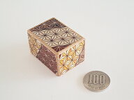 箱根寄木細工 豆秘密箱10回仕掛け 小寄木