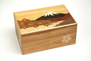 秘密箱18回仕掛け　6寸　桜富士