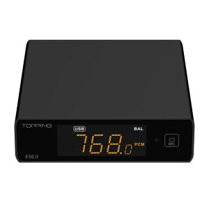 TOPPING E50II �u���b�N 1�� �v���A���v�����R���p�N�g�f�X�N�g�b�vDAC E50II BK