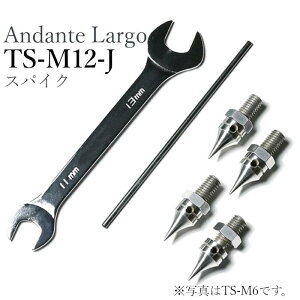 Andante Largo TS-M12-J �l�W�a12mm �񉺒Z�� �X�p�C�N Through Hole Spike 4��/1�Z�b�g