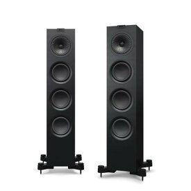 KEF Q550 サテンブラック フロアスタンドスピーカー コンパクトサイズ 2本/2.5ウェイ ペア