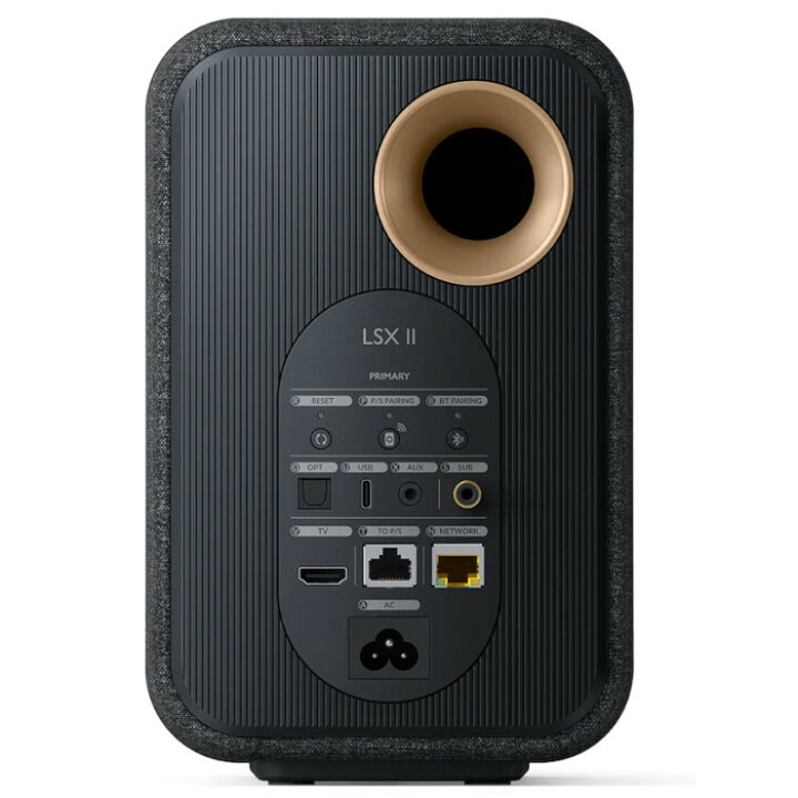 KEFワイヤレススピーカーLSX IIカーボンブラック中古美品