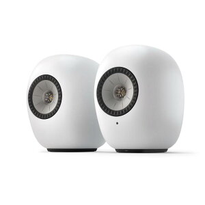 KEF LS LUXE �~�l�����z���C�g �y�A ���C�����XHiFi�A�N�e�B�u�X�s�[�J�[ LS LUXE MIN WHITE�y2026�N8��25�������\��z�u�݌ɗL�v
