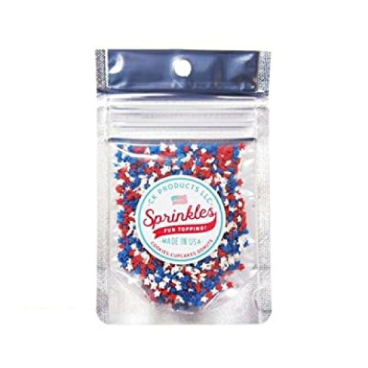 高級素材使用ブランド CK スプリンクル ミニ アメリカンスター 20g トッピングシュガー CK スプリンクル ミニハート 20g トッピングシュガー