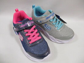 光る靴 スニーカー SKECHERS スケッチャーズ 302304L ネイビーマルチ グレーマルチ 女の子 子供靴 キッズ ジュニア Sweetheart Lights Shimmer Spells Sライツ キラキラ 小学生 園児 ガールズ【セール】【バーゲン】