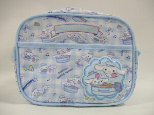 通園かばん ショルダーバッグ シナモロール サックス 通園ショルダー 通園バッグ 反射材 保育園 幼稚園 入園 女の子 高波クリエイト メール便可 121254