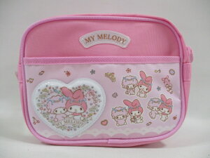 通園かばん ショルダーバッグ マイメロディ ピンク 通園ショルダー 通園バッグ 反射材 保育園 幼稚園 入園 高波クリエイト メール便可 130775