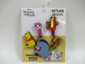 crocs クロックス ジビッツ チャーム 10011268 くまのプーさん 5パック WINNIE THE POOH 5 PACK 5個セット ディズニー Disney 100エーカーの森 正規品