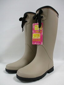 レディース防寒長靴 Rilassa リラッサ 0226 ブラック オリーブ ベージュ レインブーツ 防寒長靴 レディース ウレタン 雪 筒大きめ 軽量設計 ロング あったかい