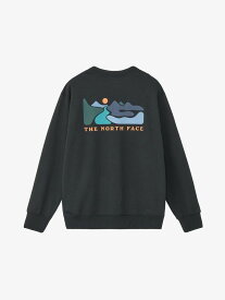 ザ・ノース・フェイス [THE NORTH FACE] グラフィックスウェットクルー（ユニセックス）ブラック（K） NT62585-K