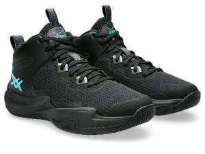 AVbNX m@T[W 3 GS ` asics NOVA SURGE 3 GS ` (Black/Ice Mint) 1064A017-001