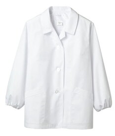 白衣　女性用調理衣白衣　長袖／O-157対応制菌加工1-001【】