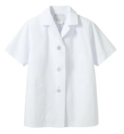 白衣　女性用調理衣白衣　半袖／O-157対応制菌加工1-002【】