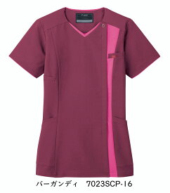 白衣　女性用　ZiP SCRUB　ジップスクラブ　プレミアム　フロントファスナー　看護師　ナース　ユニフォーム　ウエア　ウェア　FOLK【】