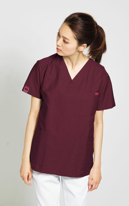 楽天市場 白衣 着こなし十人十色 スクラブ白衣 男性女性ドクター兼用 ２枚セット販売7000sc 2p p 白衣専門店 丸山吉井屋