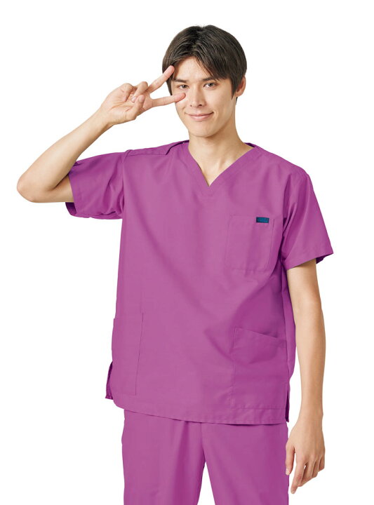 楽天市場 白衣 着こなし十人十色 スクラブ白衣 男性女性ドクター兼用 ２枚セット販売7000sc 2p p 白衣専門店 丸山吉井屋