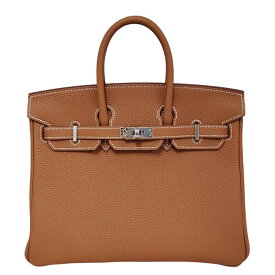 【新品同様・未使用品】エルメス HERMES バーキン25 トゴ ゴールド SV金具 K刻印/AT2608014