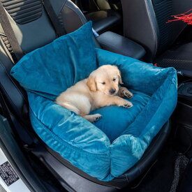 1000円OFFクーポン 小型犬用 ドライブボックス ドライブベッド 車用ペットシート 後部座席 滑り止め ペット用品 車酔い防止 飛び出し防止リード付き 旅行 アウトドア お出かけ カー用品 超小型・小型犬．猫に対応 ペット用ドライブボックス OceanMap