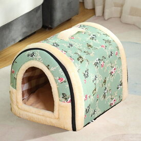 300円OFFクーポン 猫 犬 ベッド キャットハウス 冬 犬用ハウス ドーム型 猫小屋 室内用 秋冬 洗える ドーム ペットベッド 犬小屋 ペット用クッション 大きい オールシーズン用 暖かい 滑り止め 防水 防寒 ペットハウス ペット用品 OceanMap