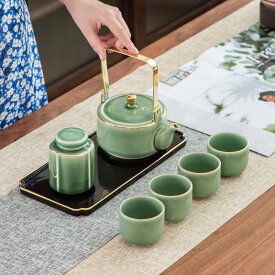 1000円OFFクーポン 蓋付茶器セット 茶器セット 急須 茶こし付き 湯呑み 陶器 結婚 出産 内祝い 引き出物 金婚式 誕生日プレゼント 還暦祝い 古希 喜寿 米寿 退職 定年 プレゼント お祝い お返し お礼 令和 両親 父 母 男性 女性 茶器セット セラミックス OceanMap