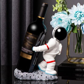 ワインスタンド ワインストレージ アンティーク ワイン収納 宇宙飛行士 ホームデコレーション 樹脂工芸品 宇宙雑貨 ワインホルダー ポリレジン 置き物 リビングルーム レストラン オフィス ホテル マスコット おきもの OceanMap