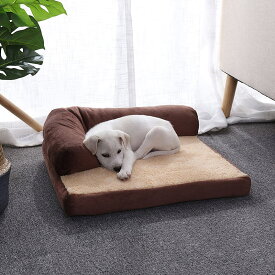 500円OFFクーポン 犬 ベッド 春 快眠 高反発 ペットベッド 小型犬 中型犬 犬用ベッド 角型 猫用 ペット用品 寝床 ドッグベッド ソファ マット 犬用ハウス 通気性いい 関節にやさしい L型 夏 休憩所 ペット用ソファー 室内 OceanMap