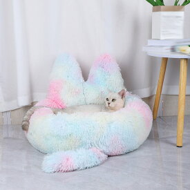 500円OFFクーポン ペットベッド クッション 猫 犬 ベッド ペットソファー ネコ 猫用 ケージ用 丸洗い 暖かい 丸型 冬用ベッド 中型犬 小型犬 うさぎ 冬 滑り止め 寝心地よい 高反発 丈夫 ふわふわ かわいい 犬用ベッド ペット用マット OceanMap