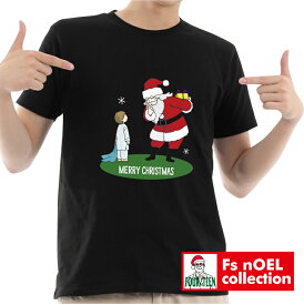 【Fs nOEL COLLECTION】サンタさんと僕TシャツクリスマスTシャツメンズレディースキッズ中厚手