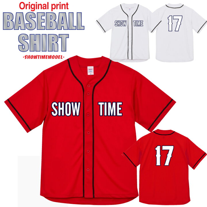 楽天市場】【ベースボールシャツ】SHOWTIMEシャツ人気 大谷翔平 大谷 