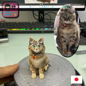 【3Dペットフィギュア オーダーメイド】手作り粘土で愛犬・愛猫を可愛く再現！名入れ ギフト 誕生日 記念日 お祝い トイプードル 柴犬 チワワ ポメラニアン パグ マルチーズ 混種猫 マンチカン 世界に一つの手作りペットグッズ サプライズに最適