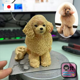 【オーダーメイド 3Dペットフィギュア】愛犬・愛猫を手作り粘土で再現！誕生日 お祝い 記念日 ギフト 名入れ トイプードル 柴犬 チワワ ポメラニアン パグ マルチーズ 猫 マンチカン 世界に一つだけのオリジナルサプライズプレゼント