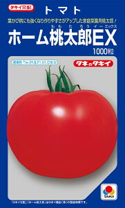 ホーム桃太郎EX トマト 1000粒 【トマト種】【タキイのタネ】【野菜の種】