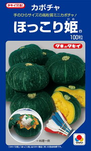ほっこり姫 100粒 【南瓜の種】【タキイのタネ】【野菜の種】