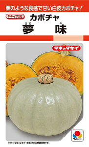 夢味 カボチャ 9粒 【南瓜の種】【タキイのタネ】【野菜の種】