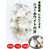 【予約商品　9月初旬入荷発送予定】ニンニク種子　青森県産　ニューホワイト6片　【種にんにく】【青森県…