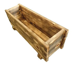 【 焼杉 プランター 出隅タイプ 】 国産杉 W600×D180×H230 焼杉板 杉板 プランターカバー 　　プランターボックス フラワーポット 植木鉢 鉢 花 花台 園芸 ガーデニング 家庭菜園 野菜 ガーデン ハーブ フラワースタンド 木製 屋内 屋外 ボックス 花畑 癒し