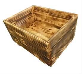 【 焼杉 プランター 】 国産杉 W400×D300×H230 焼杉板 杉板 プランターカバー プランターボックス フラワーポット 植木鉢 鉢 花 花台 園芸 ガーデニング 家庭菜園 野菜 ガーデン ハーブ フラワースタンド 木製 屋内 屋外 ボックス 花畑 癒し ベランダ