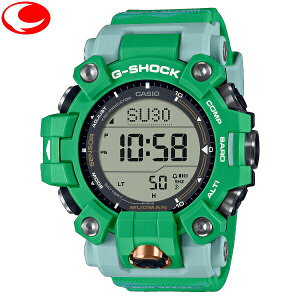 (最強配送) カシオ CASIO G-SHOCK GW-9500KJ-3JR MUDMAN (マッドマン) タフソーラー 電波 メンズ 腕時計MASTER OF G - LAND 「EARTHWATCH」ヒロオビフィジーイグアナモチーフ 高度/気圧/方位/温度計測【プレゼン
