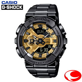 最大100%Pバック当選確率1/2 (最強配送) カシオ CASIO G-SHOCK GM-110BD-1A9JF メタルカバード 110 SERIES 耐衝撃構造（ショックレジスト） メタルバンド（ステンレススチール） フルオートカレンダー 20気圧防水 特殊成形金属製ベゼル(25年3月14日発売)