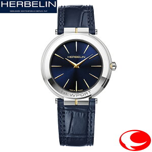 HERBELIN Gu NEWPORT SLIM j[|[gX NI[c Y vxgRr lCr[  H19522T15BL
