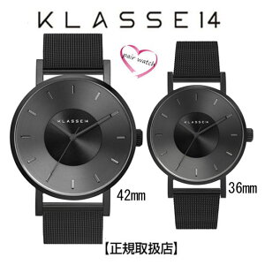 �����y�@�m�N���X14�nKLASSE14 �y�A �r���v 42mm�@36mm VOLARE DARK METAL Black �X�e�����X���b�V���o���h �y���K�A���i�z VO17BK005M�@ VO17BK005W�y�M�t�g��z�y���蕨�z�y�a�����v���[���g�z�y�v���[��