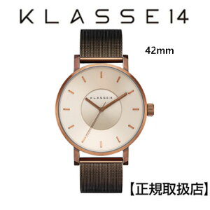 (�����y)�N���X14�@KLASSE14 �r���v 42mm Vintage gold stainless steel case ���ʎd�l�̃��^�����b�V���o���h �y���K�A���i�z VO18VG002M �y�M�t�g�z�y�M�t�g���b�Z�[�W�z�y�v���[���g�z