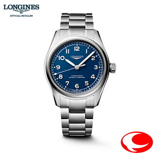 (�ŋ��z��) ���K5�N�ۏؕt LONGINES SPIRIT �����W�� �X�s���b�g PILOT �p�C���b�g �}�b�g�u���[ �������� 39mm �X�e�����X�X�e�B�[�� L3.809.4.93.6 L38094936�y�����W�����K�̔��X�z