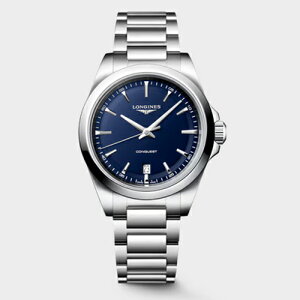 �i�ő�100%P�o�b�N���I�m��1/2�j���K2�N�ԕۏ� LONGINES CONQUEST �����W�� �R���N�G�X�g �N�H�[�c �E�H�b�`, 38mm, �X�e�����X�X�e�B�[��, L3.750.4.92.6 L37504926 �u���[ �T���h�u���X�g�d�グ������ 10�C