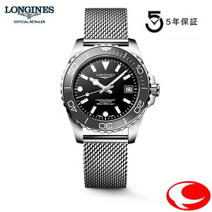 5�N�ԕۏ� LONGINES �����W�� �V���� �n�C�h���R���N�G�X�g ������ �I�[�g�}�e�B�b�N �����Y �r���v 39mm �X�e�����X�X�e�B�[��/�X���[�g�O���[�Z���~�b�N, L3.779.4.70.6 L37794706 �u���b�N������ ��