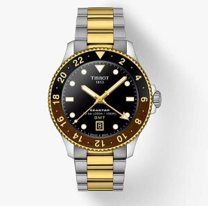 yTISSOTzeB\ V[X^[ 1000 W[GeB[Y rv@Tissot Seastar 1000 GMT 40mm@T120.852.22.051.00@30Ch ubN Rrxg